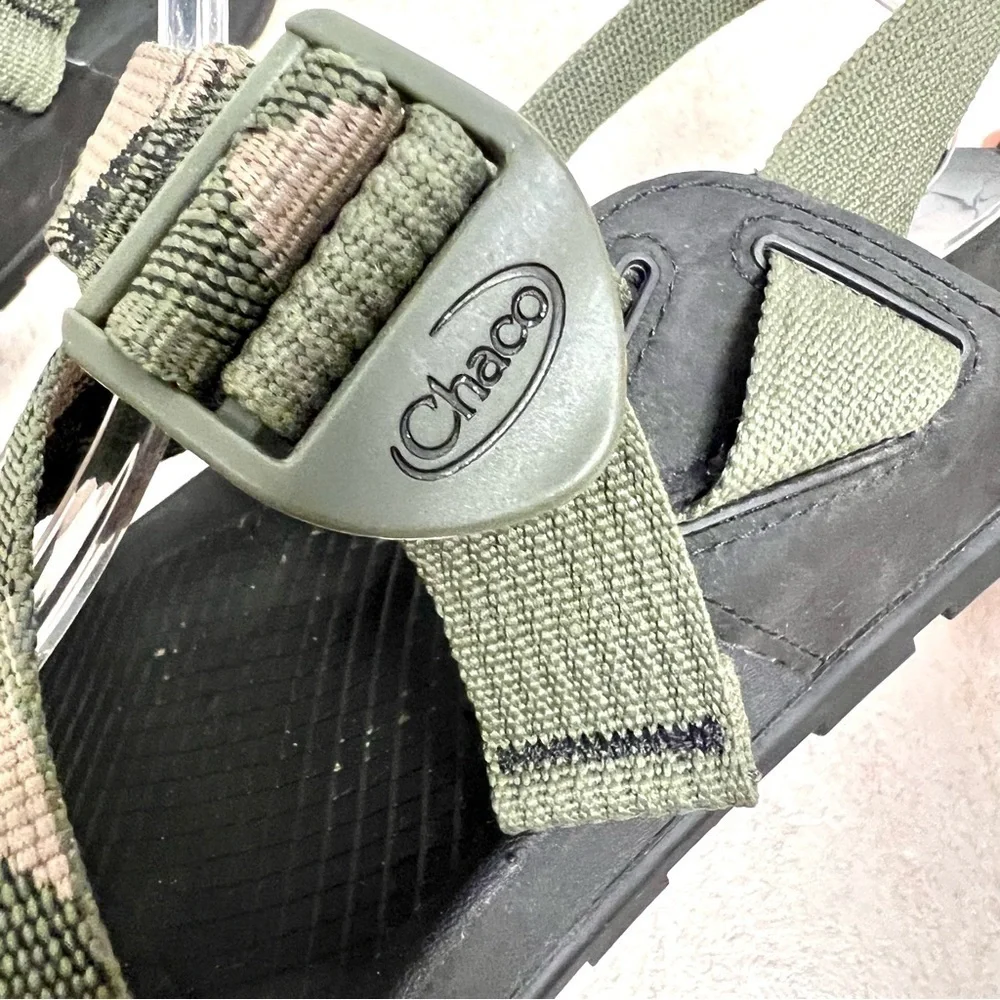 Chaco Men's Z/cloud Lowdown sport Sandal camo comfy hiking military size 11